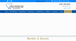 Desktop Screenshot of bartlettfamilydental.com
